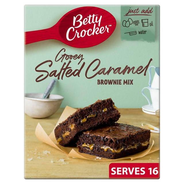 Betty Crocker Delights Gooey Salted Caramel Brownie Mix 430g Cake & sweet mixes Sainsburys   