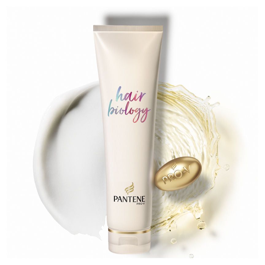 Pantene Hair Biology De-frizz & Illuminate Hair Conditioner For Frizzy, Dry, Coloured Hair Haircare & Styling ASDA   