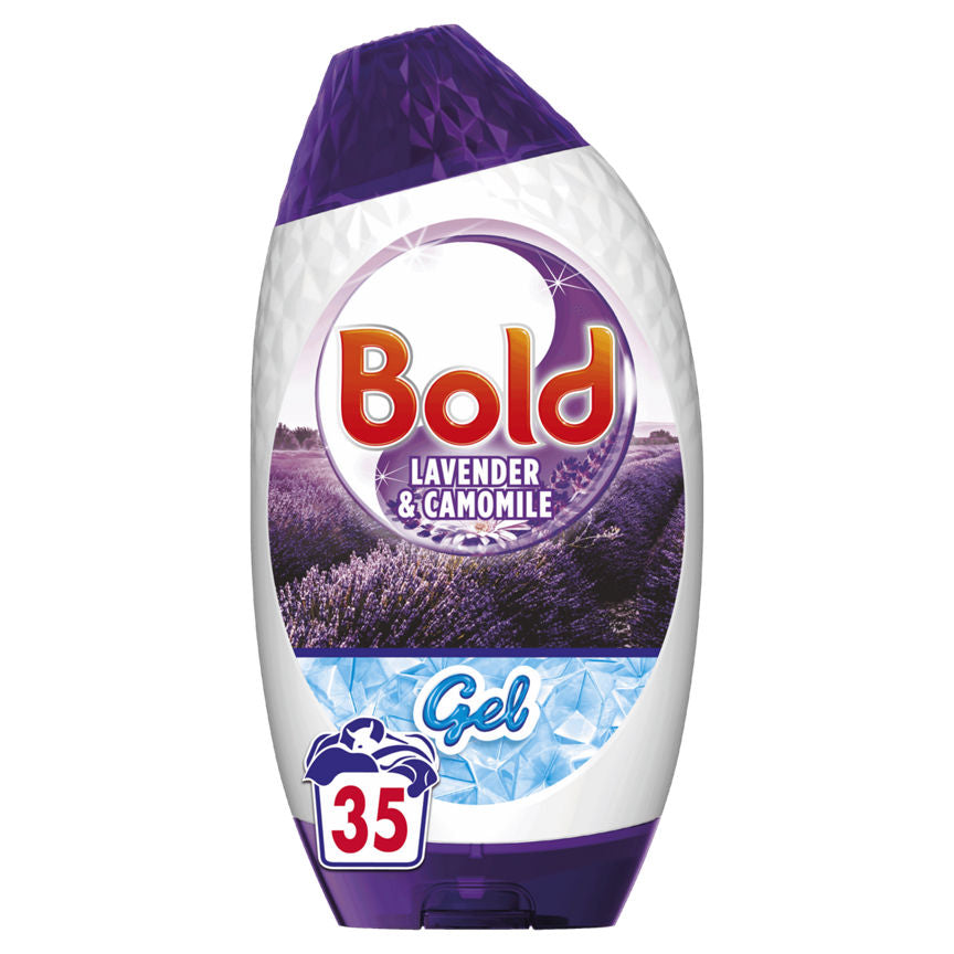 Bold Washing Liquid Gel 35 Washes, Lavander and Camomile General Household ASDA   