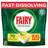 Fairy Original All In One Dishwasher Tablets Lemon, 70 Capsules