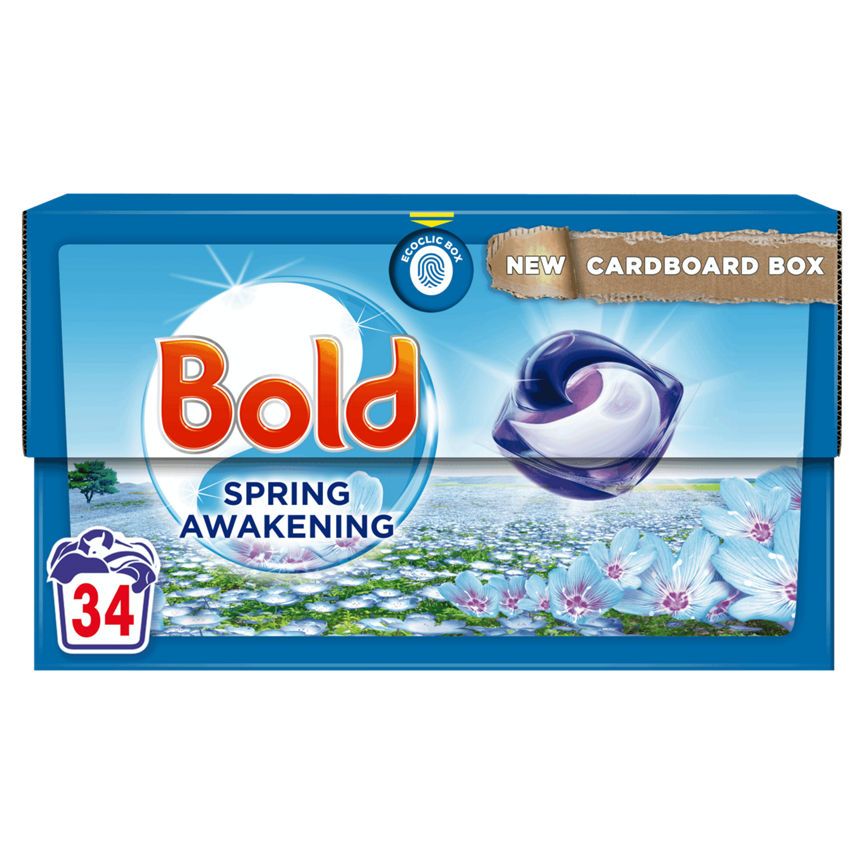 Bold All-in-1 PODS® Washing Liquid Capsules 34 Washes, Spring Awakening