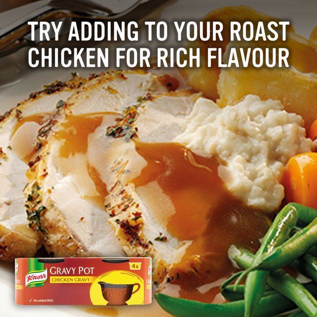 Knorr 4 Chicken Gravy Pot Food Cupboard M&S   