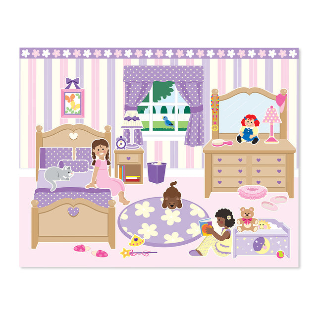 Melissa & Doug Reusable Sticker Pad Play House, 3yrs+ Toys & Kid's Zone M&S   