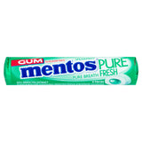 Mentos Gum Pure Fresh Spearmint Sugar Free Chewing Gum Roll 8 Pieces Snacks & Confectionery ASDA   