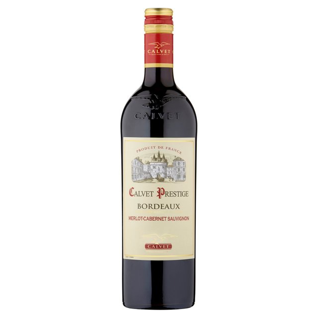 Prestige De Calvet Bordeaux Merlot / Cabernet Sauvignon Rouge Wine & Champagne M&S Default Title  