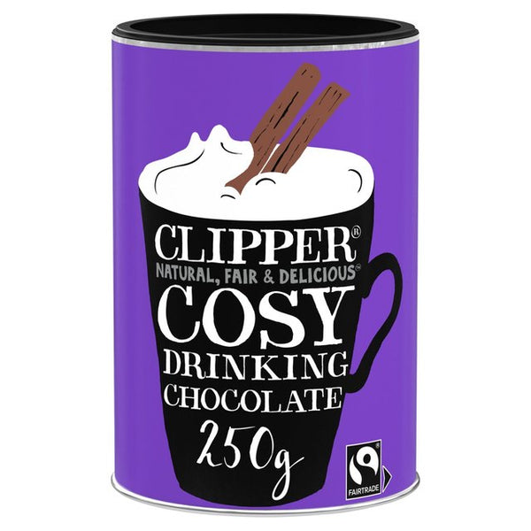 Clipper Fairtrade Super Cosy Drinking Chocolate 250 g - Crema