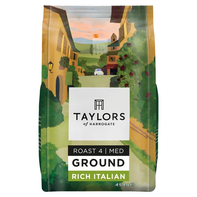 Taylors Rich Italian Ground Coffee Tea M&S   