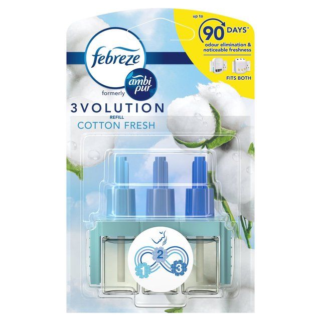 Febreze 3Volution Plug In Refill Cotton Fresh