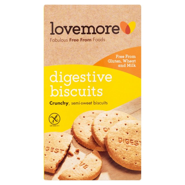 Lovemore Free From Digestive Biscuits   175g