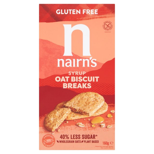 Nairn's Gluten Free Biscuit Breaks Oats & Syrup