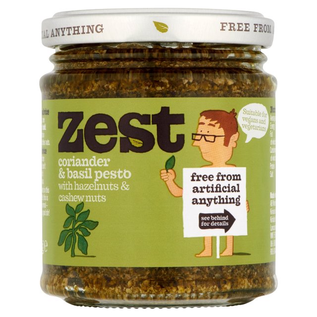 Zest Coriander & Basil Pesto for Vegan