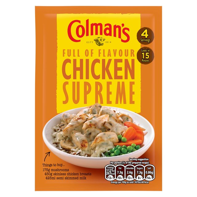 Colman's Chicken Supreme Recipe Mix Cooking Sauces & Meal Kits M&S   