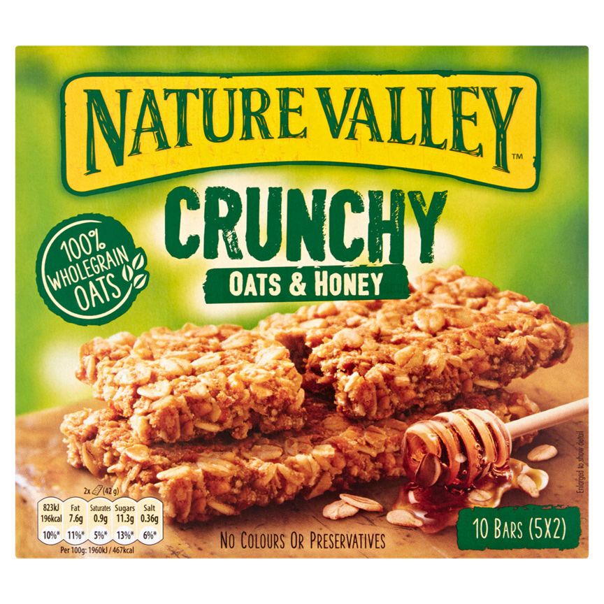 Nature Valley Crunchy Oats & Honey Cereal Bars Cereals ASDA   