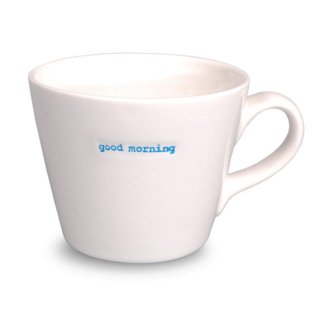 Kieth Brymer Jones Word 'Good Morning' Bucket Mug