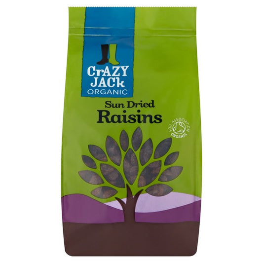 Crazy Jack Organic Raisins Sugar & Home Baking M&S Title  