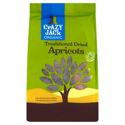 Crazy Jack Organic Dried Apricots Sugar & Home Baking M&S Title  
