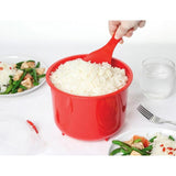 Sistema Plastic Microwave Rice Steamer, Red 2.6L Tableware & Kitchen Accessories M&S   