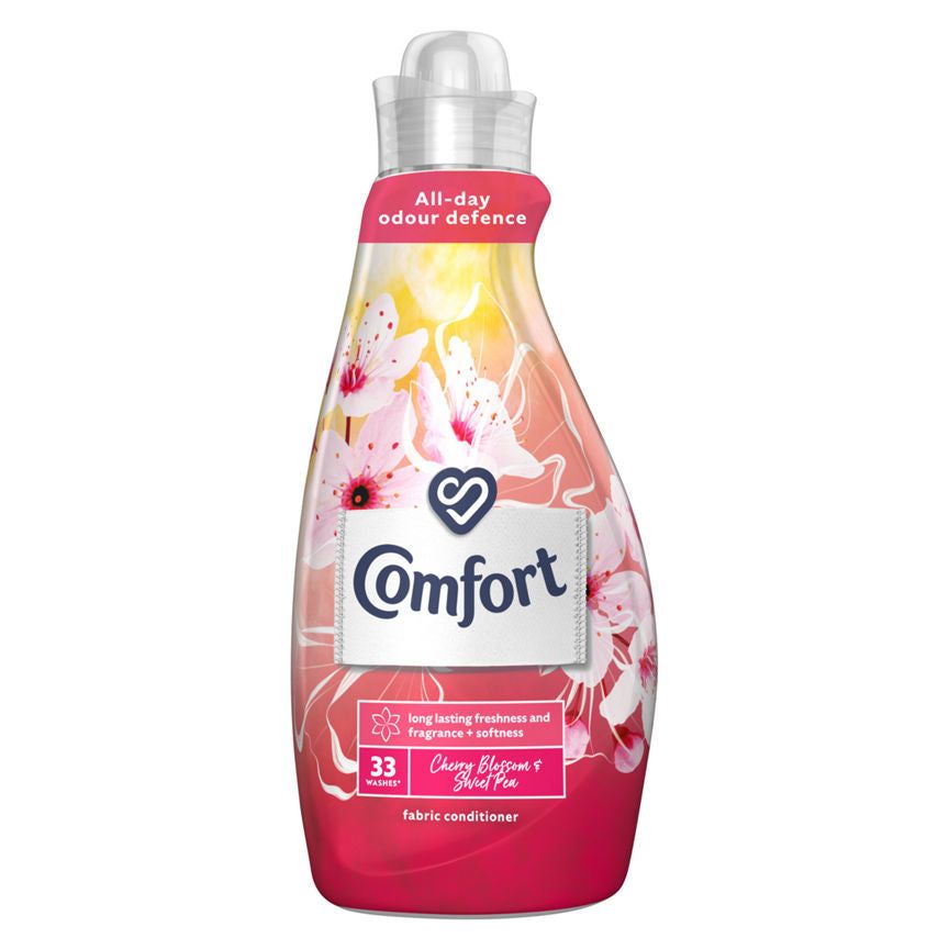 Comfort Cherry Blossom & Sweet Pea Fabric Conditioner 33 Wash General Household ASDA   