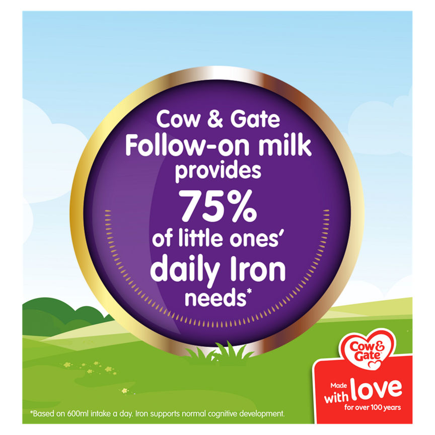 Cow & Gate 2 Follow On Milk Liquid Ready To Feed Formula 6-12 Months Baby Milk ASDA   