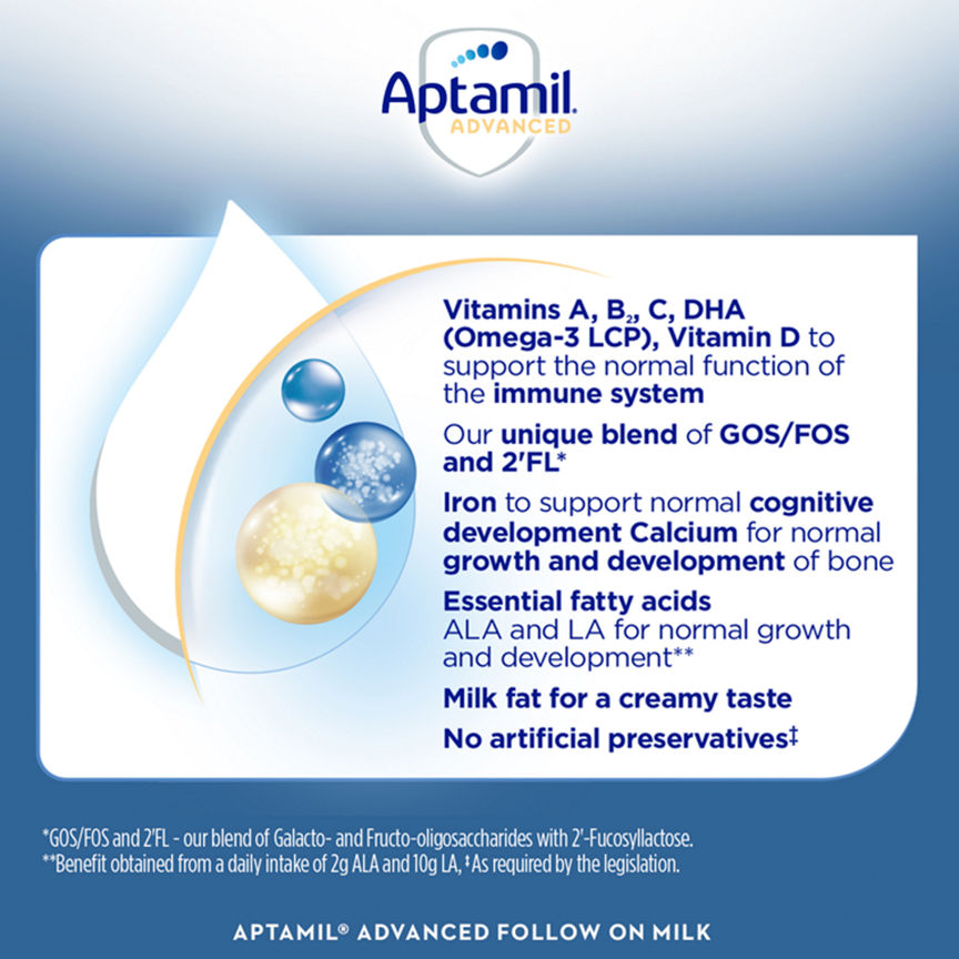 Aptamil Advanced 2 Follow On Milk Baby Milk ASDA   