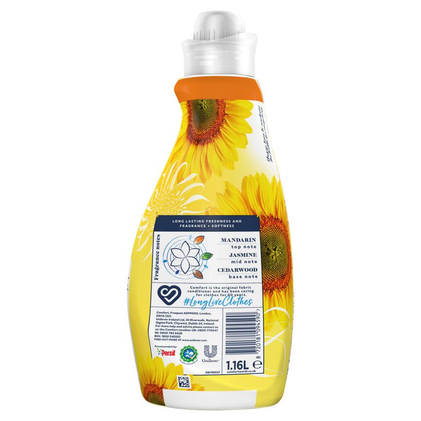 Comfort Sunshiny Days Fabric Conditioner 33 Wash General Household ASDA   