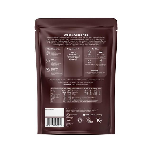 Naturya Organic Cacao Nibs Food Cupboard M&S   