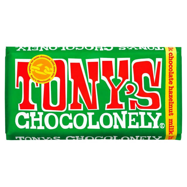 Tony's Chocolonely Fairtrade Milk Chocolate Hazelnut 180g - McGrocer