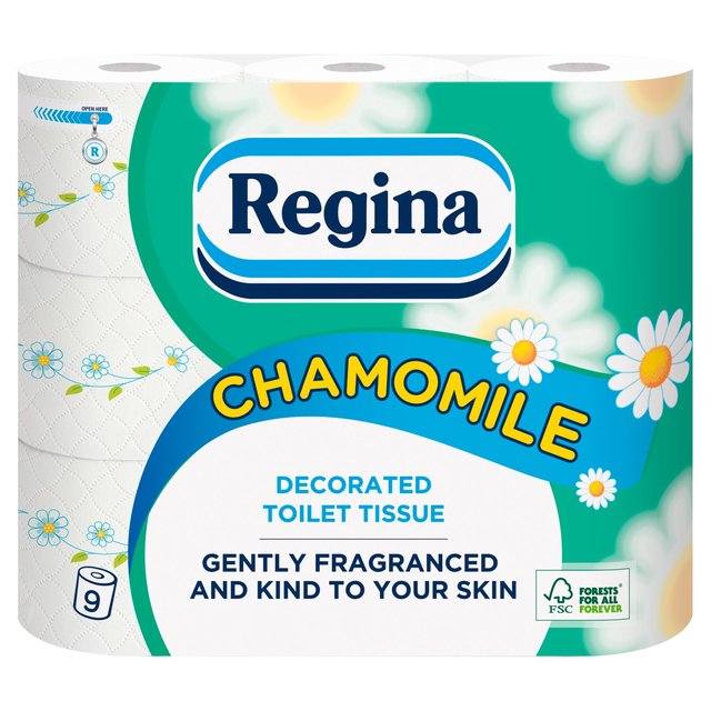 Regina Chamomile Toilet Tissue - 9 Rolls GOODS M&S   