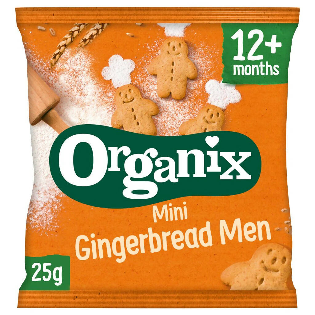 Organix Mini Gingerbread Men Biscuits (single)