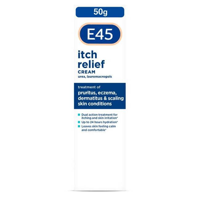 E45 Itch Relief Cream for Itchy & Irritated Skin 50g