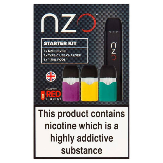 NZO Starter Kit 20mg smoking control Sainsburys   