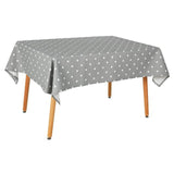 Sainsbury's Home Grey Star Wipe Clean Table Cloth tableware Sainsburys   