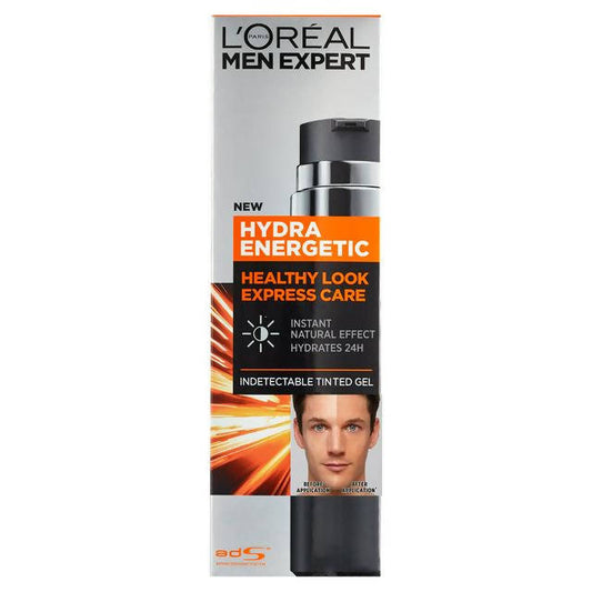 L'Oreal Men Expert Hydra Energetic Healthy Look Tinted Gel 50ml face & body skincare Sainsburys   