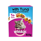 Whiskas Adult Complete Dry Cat Food Biscuits Tuna 825g - McGrocer