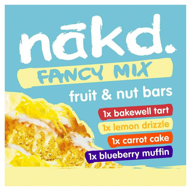 Nakd Fancy Mix Fruit & Nut Bars 4x35g cereal bars Sainsburys   