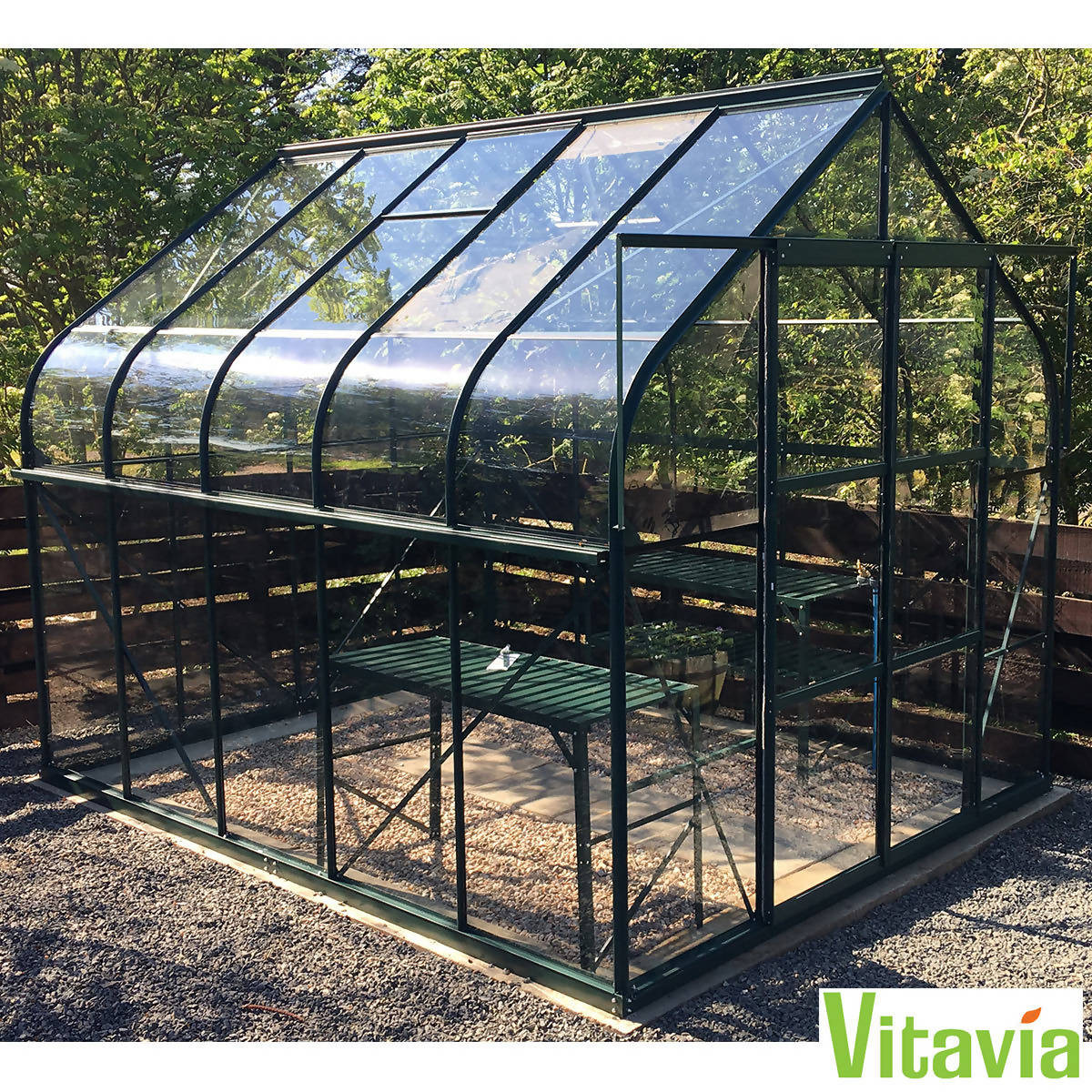 Vitavia Colorado 8300 8ft 4" x 10ft 6" (2.6 x 3.2 m) Greenhouse Package - McGrocer