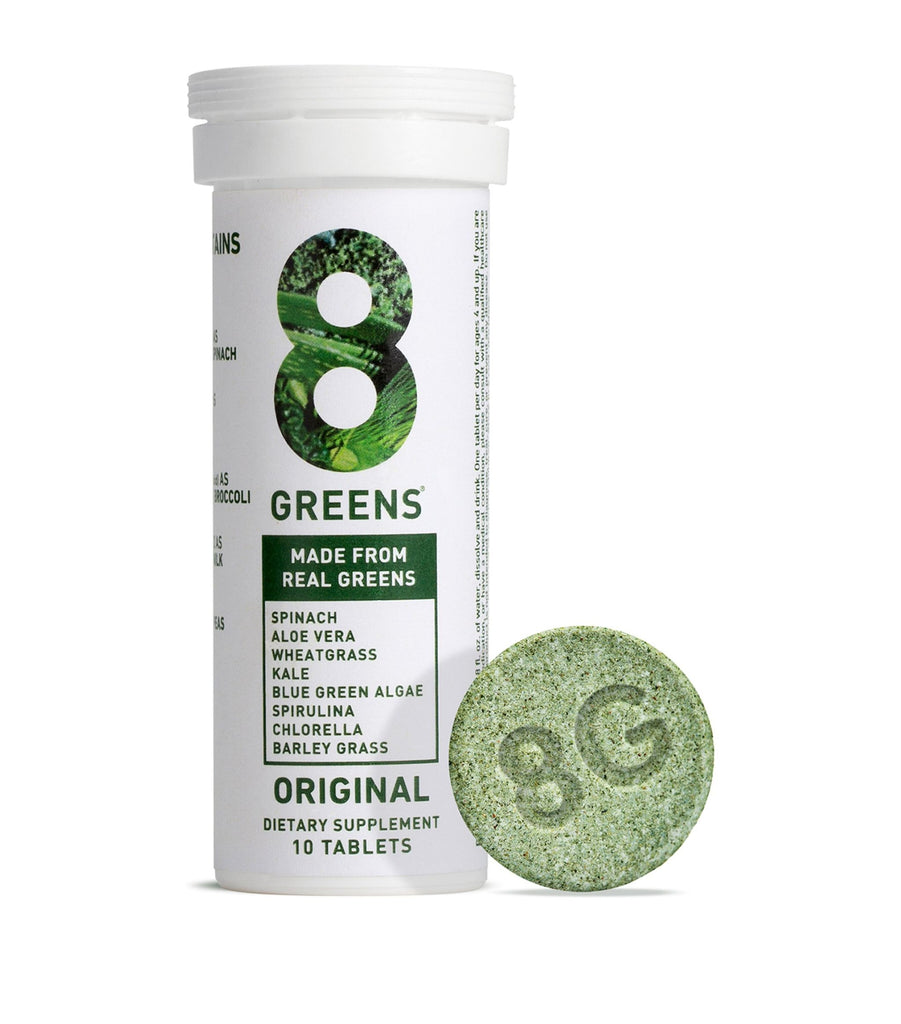 Real Greens Effervescent Lemon & Lime Tablets (30 Tablets)