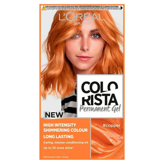 L'Oreal Colorista Copper Permanent Gel Hair Dye Dark Sainsburys   