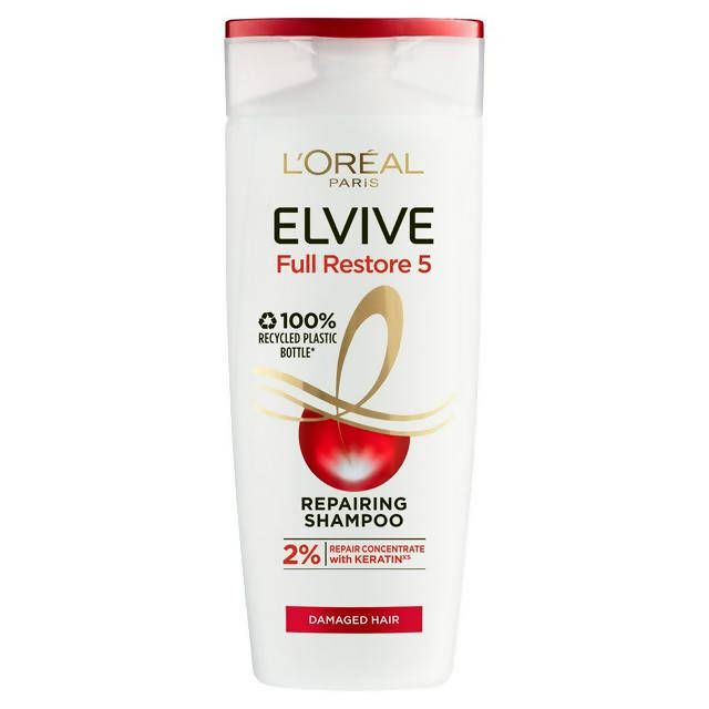 L'Oreal Elvive Full Restore 5 Damaged Hair Shampoo 400ml PERSONAL CARE Boots   