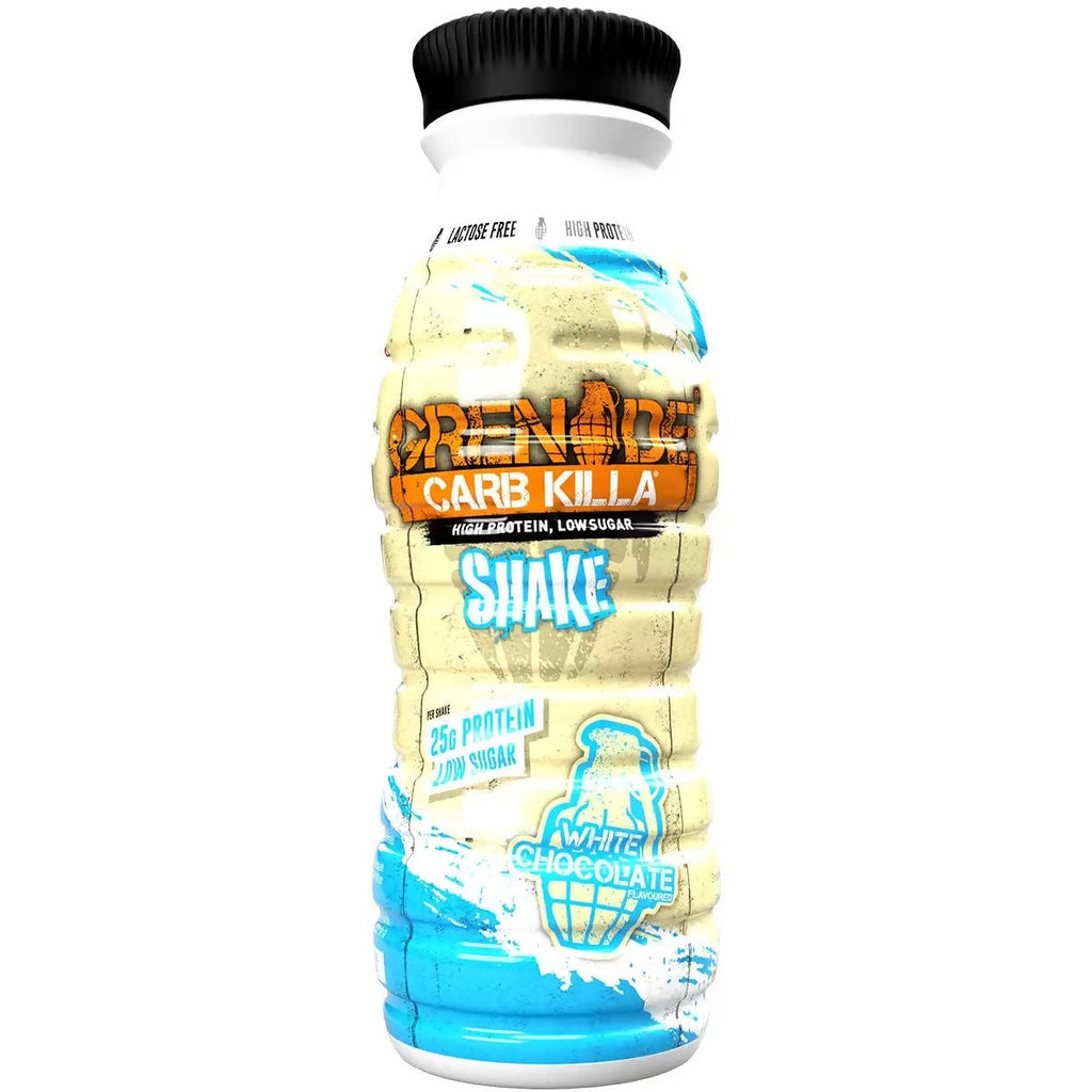 Grenade Carb Killa White Chocolate High Protein Shake, 8 x 330ml