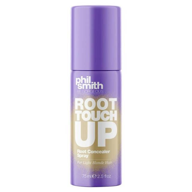 Phil Smith Be Gorgeous Root Touch Up Root Concealer Spray for Light Blonde Hair 75ml Beauty at home Sainsburys   