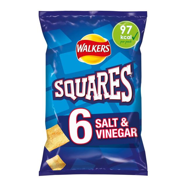 Walkers Squares Salt & Vinegar Snacks Free from M&S   