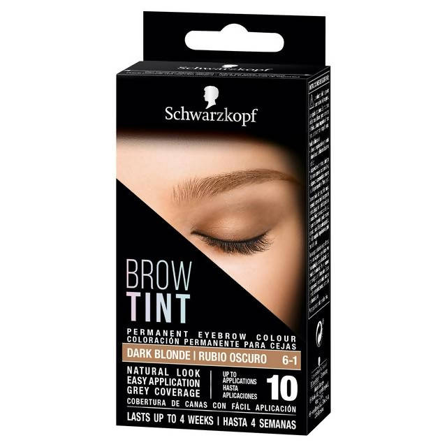 Schwarzkopf Brow Tint Permanent Eyebrow Colour Dark Blonde 6-1