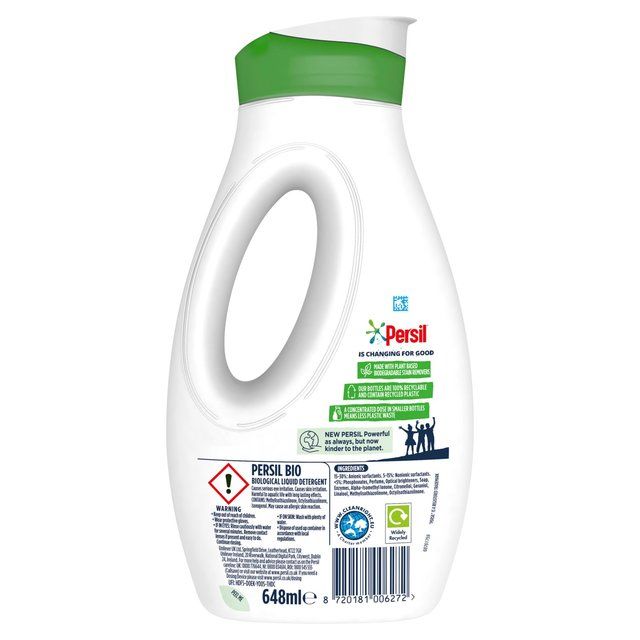 Persil Laundry Washing Liquid Detergent Bio 24 Wash