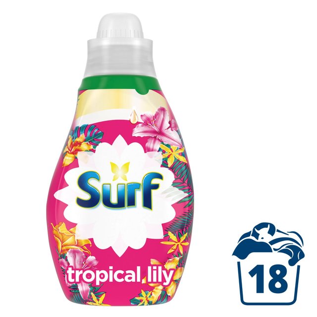 Surf Tropical Lily Concentrated Liquid Laundry Detergent 18 Washes Laundry M&S   