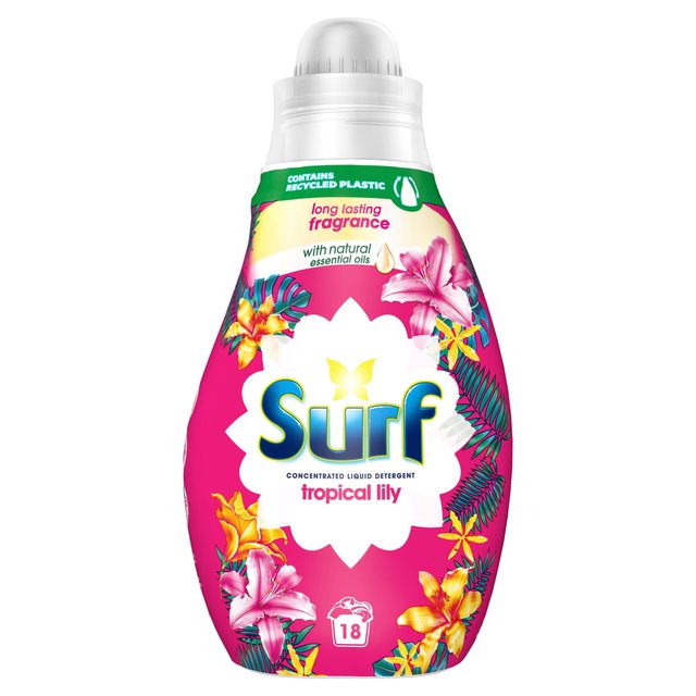 Surf Tropical Lily Concentrated Liquid Laundry Detergent 18 Washes Laundry M&S   