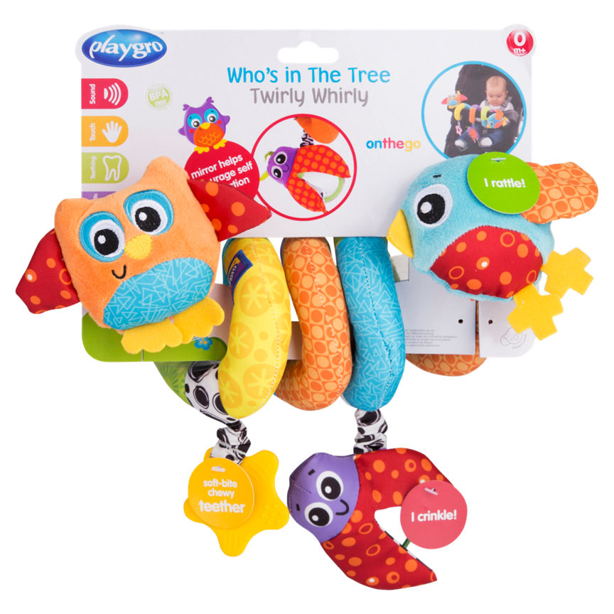 Playgro Who's in the Tree Twirly Whirly Toy 0+ Months