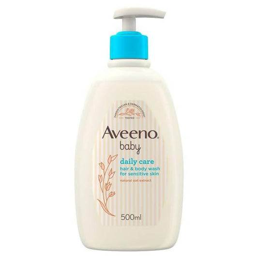 Aveeno Baby Daily Care Hair & Body Wash 500ml toiletries Sainsburys   