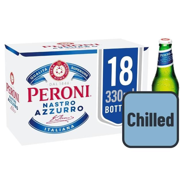 Peroni Nastro Azzurro Chilled To Your Door Beer & Cider M&S   