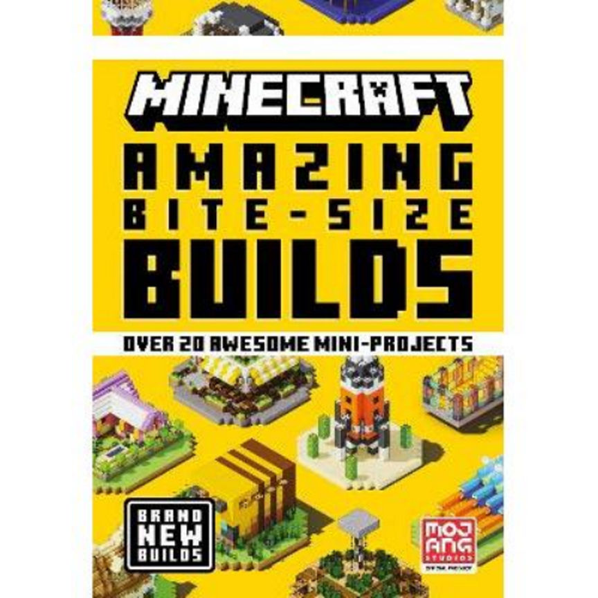 Minecraft Amazing Bite Size Builds by Mojang AB Books ASDA   